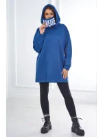 Zateplená mikina s kapucí z džínoviny Zateplená mikina s kapucí z džínoviny