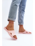 Klasické dámské žabky růžové Juniria