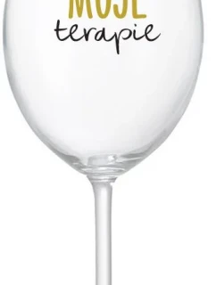 MOJE TERAPIE - čirá sklenice na víno 350 ml
