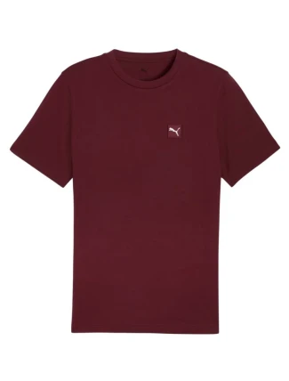 Pánské tričko Puma Ess Elevated T-shirt maroon 684726 96 pánské