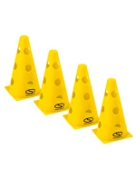 Sada tréninkových patníků 4 ks - 23 cm žlutá / PT4-12WH-Y