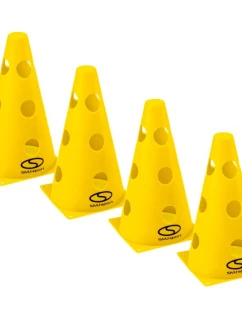 Sada tréninkových patníků 4 ks - 23 cm žlutá / PT4-12WH-Y