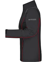 Daiber JN 1121 Dámská softshell bunda s odepínacími rukávy 02.1121 black/red Daiber JN 1121 Dámská softshell bunda s odepínacími rukávy 02.1121 black/red