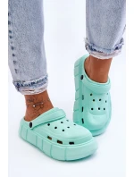 Dámská pěnová platforma Crocs Máta Beckett