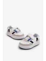 Klasické dětské sportovní boty bílo-modré Marlin