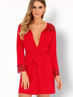 Elegantní župan Omolarina red - LivCo Corsetti