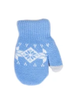 YOCLUB Rukavice RED-0020C Dětský norský vzor