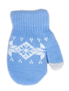 YOCLUB Rukavice RED-0020C Dětský norský vzor