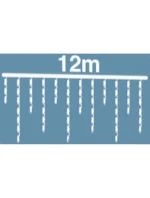 VÁNOČNÍ STROMEK SVĚTLA VENKOVNÍ SVĚTLO OPONA 360 VEDL ČASOVAČ STUDENÁ BÍLÁ PRŮHLEDNÝ KABEL