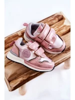 Dětská sportovní obuv na suchý zip Memory Foam System Big Star KK374180 růžove