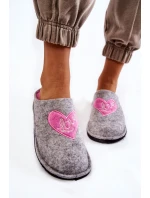 Domácí pantofle Big Star KK276020 Šedo-růžová Domácí pantofle Big Star KK276020 Šedo-růžová