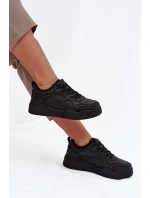 Dámské Tenisky Na Platformě Big Star SS274589 HI-POLY SYSTEM Černé