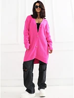 Dámský svetr LC SW 0267 fluo růžový Dámský svetr LC SW 0267 fluo růžový