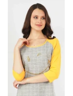 Dámská noční košile s tříčtvrtečním rukávem Úsměv Dámská noční košile s tříčtvrtečním rukávem Úsměv