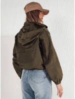 Dámská přechodná bunda s kapucí GRAUS zelená FashionStreet TY4223