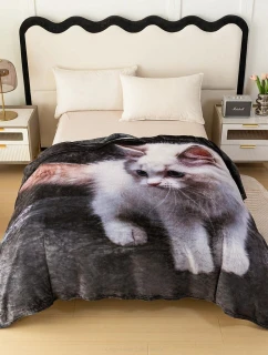 Bavlněná deka Cotton World Touch Animal, Motor 160x200