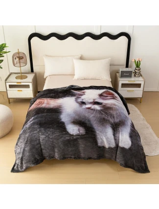 Bavlněná deka Cotton World Touch Animal, Motor 160x200