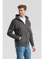 Fruit of the Loom Classic Hooded Sweat Jacket Mikina s kapucí 16.2062 heather grey