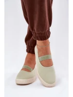 Dámské tenisky Big Star – světle zelené