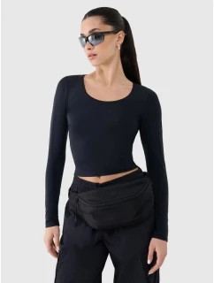 Dámské hladké tričko s dlouhým rukávem 4F 4FRSS25TLONF511-20S