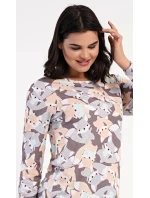 Dámské pyžamo dlouhé Kamarádi z lesa