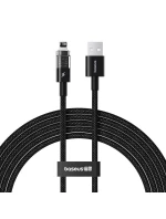 Kabel Baseus Gem USB typ A na iP 2,4A (černý)