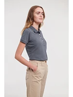 Russell Athletic 566F Dámské elastické piqué polo 10.566F white