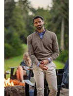 Cutter & Buck Edgemont Chinos Men 34" Pánské chino kalhoty 68.642L dark navy Cutter & Buck Edgemont Chinos Men 34" Pánské chino kalhoty 68.642L dark navy