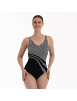 Style Dirban Care-jednodílné plavky 6317 černobílá - Anita Care