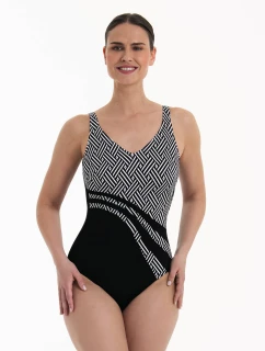 Style Dirban Care-jednodílné plavky 6317 černobílá - Anita Care