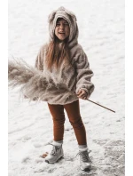 Dětské zateplené kozačky na zip Big Star KK374178 Stříbro