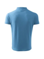 Pique Polo polokošile pánská azurově modrá