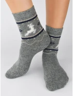 Noviti SW009 Vlněné ponožky se sobem 36-41 Noviti SW009 Vlněné ponožky se sobem 36-41