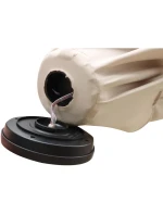 ZAHRADNÍ SLUNEČNÍK S LED OSVĚTLENÍM 300CM BÉŽOVÝ