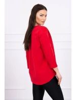 Halenka s potiskem Paradise červená