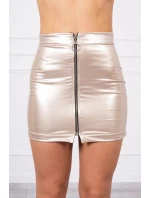 Dvouvrstvá sukně s expresní béžovou barvou