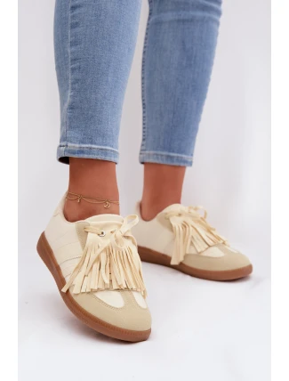 Dámské tenisky s třásněmi Žluté Dorivelle