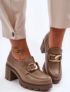 Polobotky na podpatku model 183958 Step in style