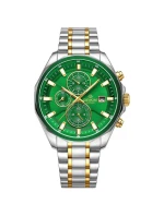 Pánské hodinky Giewont Chronograph Sapphire Silver Green GW7290-B7 Pánské hodinky Giewont Chronograph Sapphire Silver Green GW7290-B7