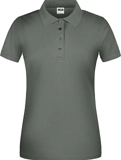 Daiber JN 873 Dámské pracovní bio piqué polo 02.0873 dark grey