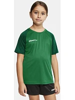 Craft Teamwear Squad Go Contrast Jersey Jr Dětské kontrastní sportovní tričko 82.2727 bright red/express Craft Teamwear Squad Go Contrast Jersey Jr Dětské kontrastní sportovní tričko 82.2727 bright red/express