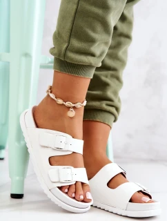 Gumové pantofle se sponou Bíle Corina