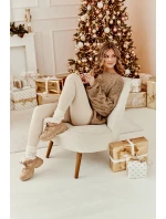 Dámské zimní boty s kožešinou v béžové barvě Cresandi Dámské zimní boty s kožešinou v béžové barvě Cresandi