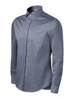 Journey košile pánská storm gray melange