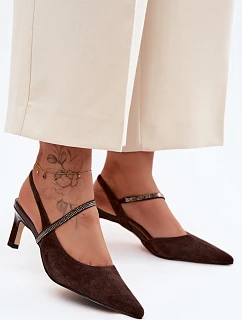 Sandály na podpatku model 229714 Step in style