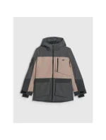 Dětská snowboardová bunda 10000 s membránou 4F 4FJRAW25TTJAU1039-82S