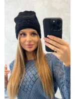 Dámská čepice Aniela K338 černá Dámská čepice Aniela K338 černá