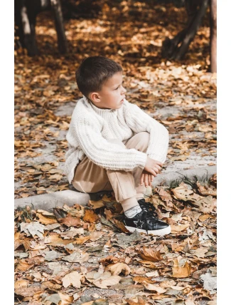 Dětská sportovní obuv Šněrovací Big Star KK374223 Černe