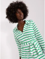 LK SK 509299 šaty.74 bílá a zelená