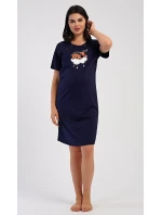 Dámská noční košile mateřská Méďa na obláčku